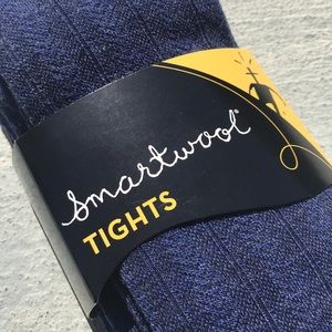 SmartWool Tights - Chevron - Ink Heather